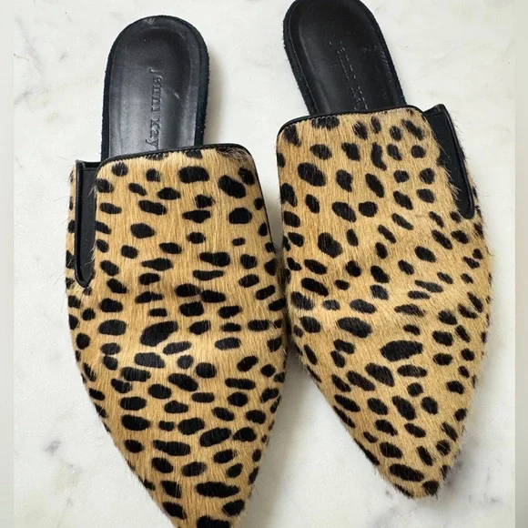 Jenni Kayne Pony Hair Flat Mules - Picture 2 of 8